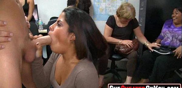  15 Cheating wives caught cock sucking at party02